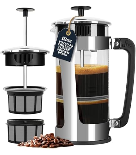 ESPRO - P7 French Press - Double Walled Stainless Steel Insulated